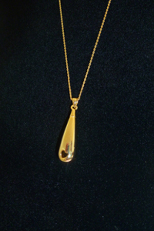 Gold ash online holder pendant